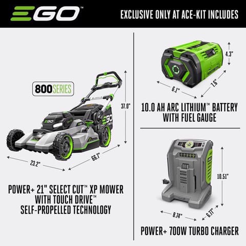 EGO POWER+ LM2156SP Self-Propelled Lawn Mower Kit 53.3cm 10.0Ah