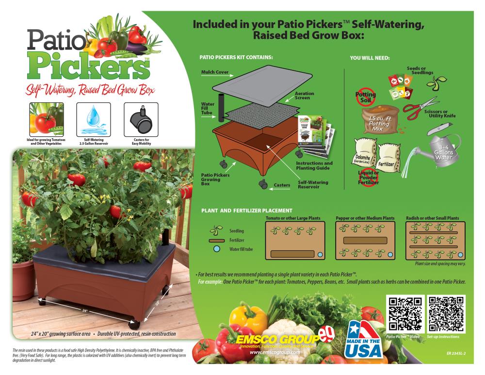 EMSCO GROUP 2335 Raised Garden Bed 50.8cm x 61cm