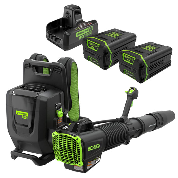 Greenworks BLB492 Cordless Backpack Blower Kit 80V 4.0Ah