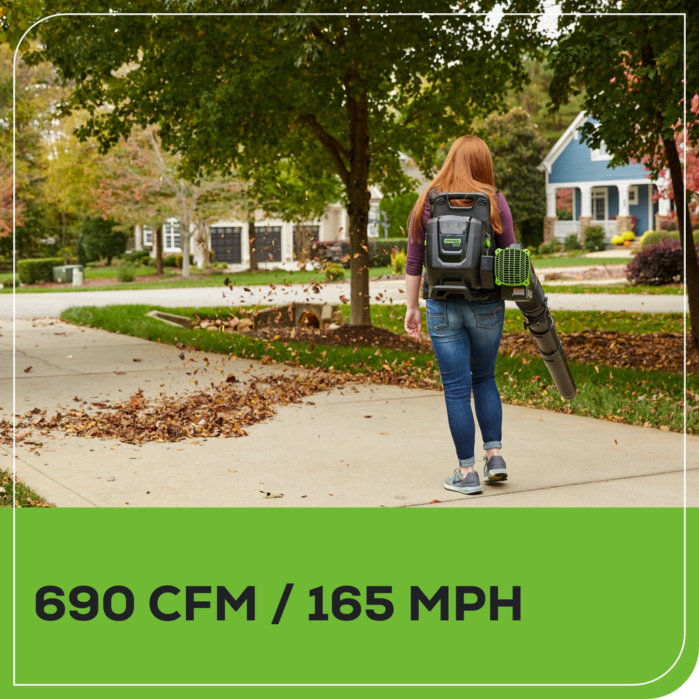 Greenworks BLB492 Cordless Backpack Blower Kit 80V 4.0Ah