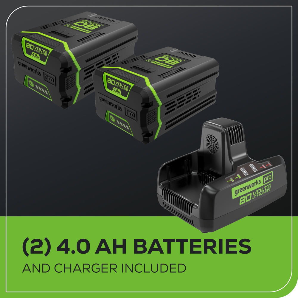 Greenworks BLB492 Cordless Backpack Blower Kit 80V 4.0Ah