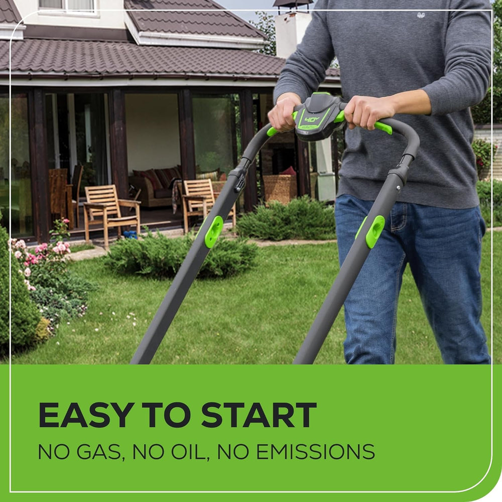 Greenworks MO40L515 Cordless Mower Kit 63.5cm 40V 4.0Ah
