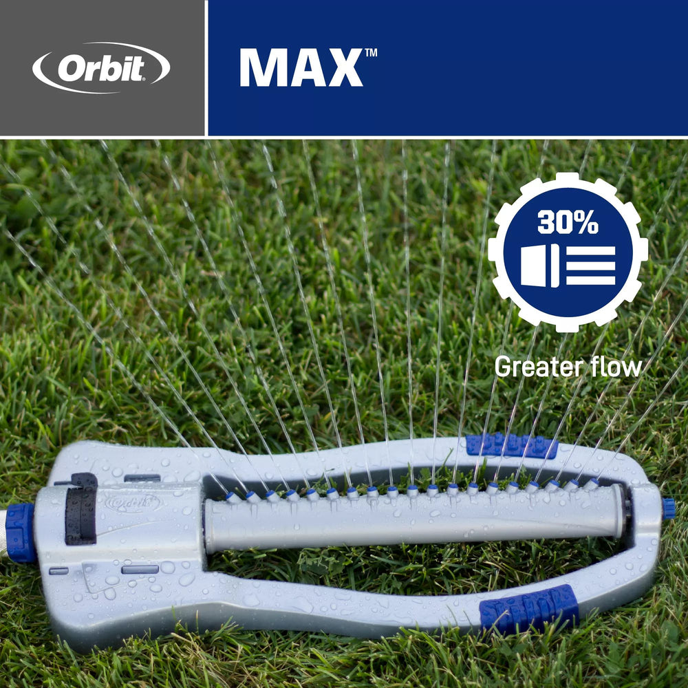 Orbit Max 27745 Oscillating Sled Lawn Sprinkler 371.6 sq m 3/4"
