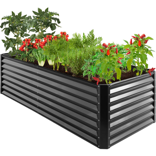 Best Choice Products SKY6372 Raised Garden Bed 243.8cm x 121.9cm