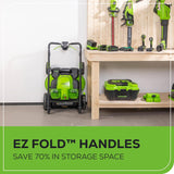 Greenworks MO40L515 Cordless Mower Kit 63.5cm 40V 4.0Ah