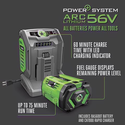 EGO POWER+ LM2156SP Cordless Mower Kit 53.3cm 56V 10.0Ah