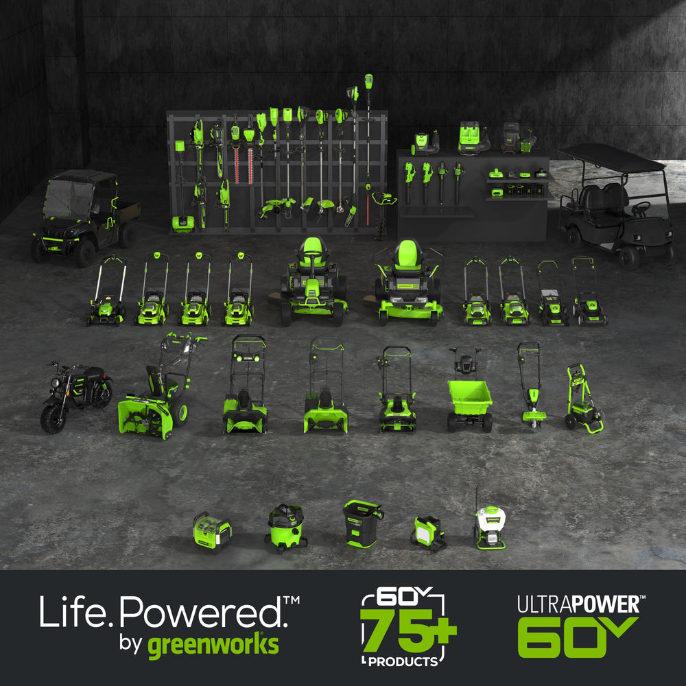 Greenworks MO60L427 Cordless Mower Kit 63.5cm 60V 4.0Ah