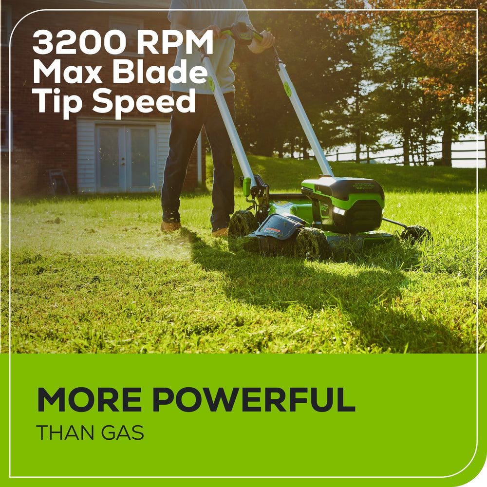 Greenworks MO60L516 Cordless Mower Kit 53.3cm 60V 5.0Ah