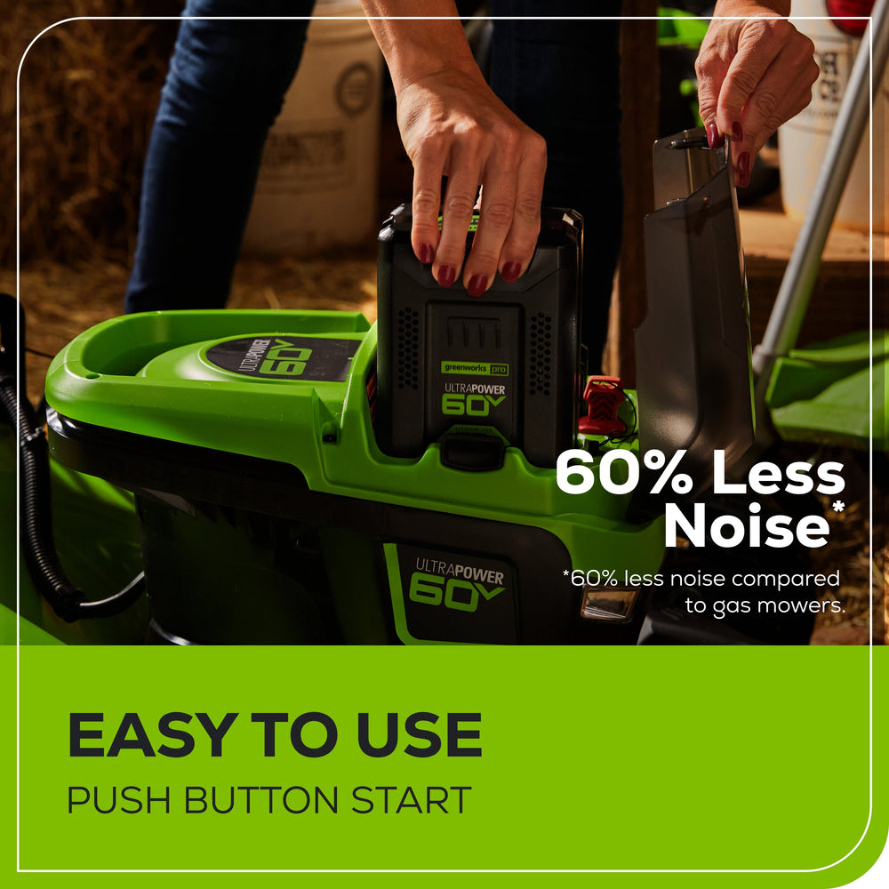 Greenworks MO60L516 Cordless Mower Kit 53.3cm 60V 5.0Ah