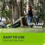 Greenworks MO60L427 Cordless Mower Kit 63.5cm 60V 4.0Ah