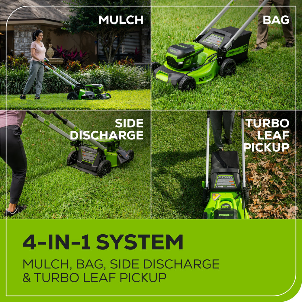Greenworks MO60L516 Cordless Mower Kit 53.3cm 60V 5.0Ah
