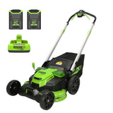 Greenworks MO60L427 Cordless Mower Kit 63.5cm 60V 4.0Ah