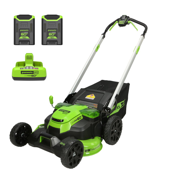 Greenworks MO60L427 Cordless Mower Kit 63.5cm 60V 4.0Ah