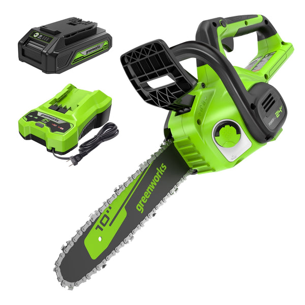 Greenworks CS24B210 Cordless Chainsaw 25.4cm 24V