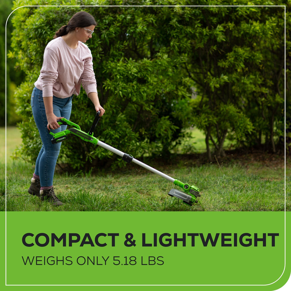 Greenworks ST24B217 Cordless Trimmer Kit 30.5cm 24V